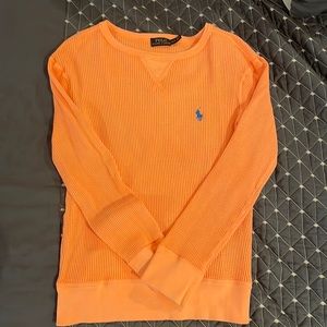 Ralph Lauren Long Sleeve Orange top